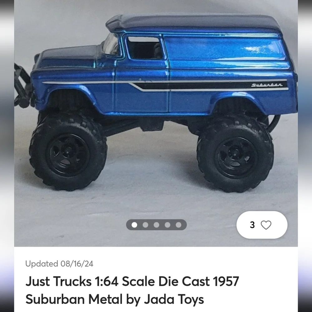 Just Trucks 1957 Suburban Truck - 1/64 scale